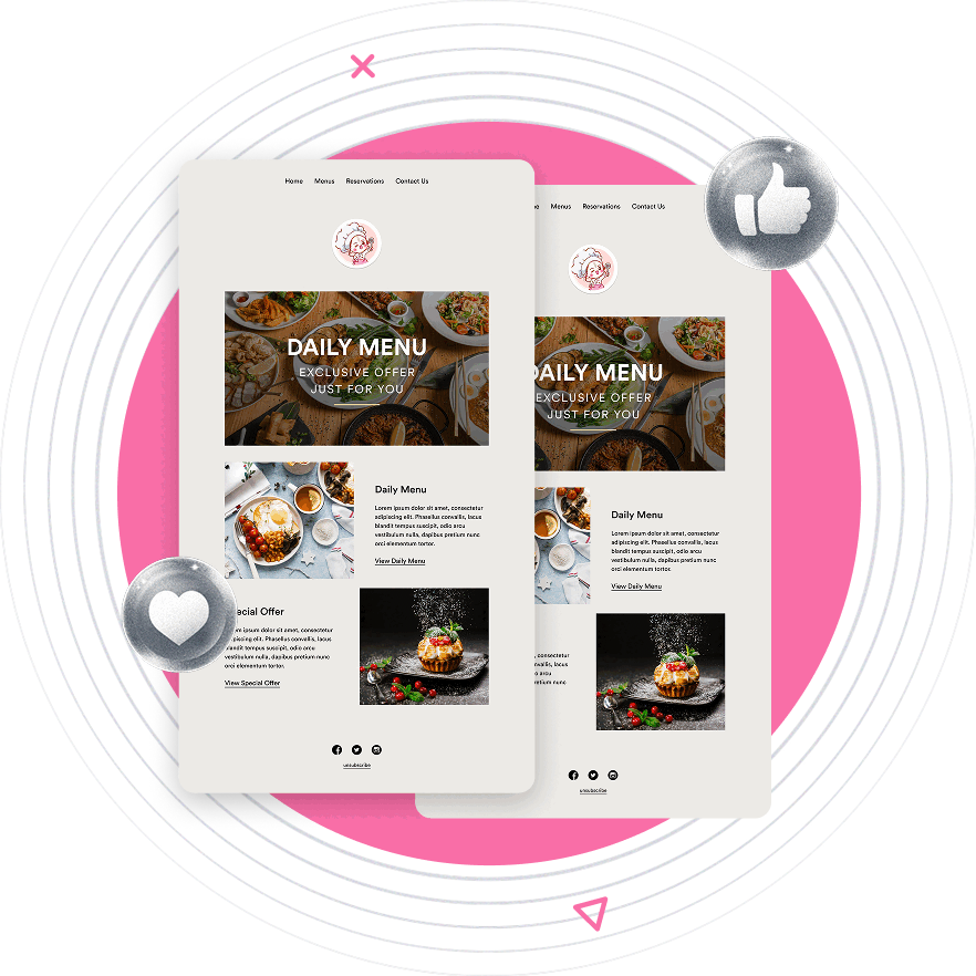 Beambox graphic showing AI Marketing Template