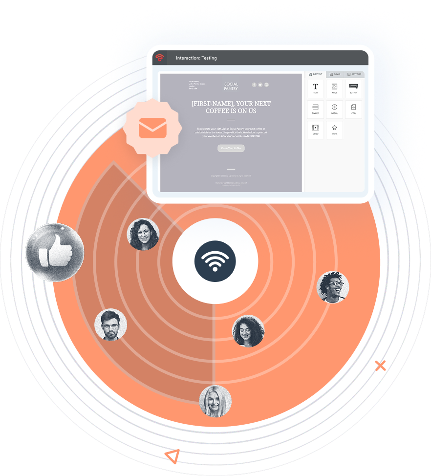 Beambox graphic showing Email Marketing